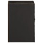 Armario de baño de pared madera maciza mango negro 38x33x48 cm de , Tocadores de baño - Ref: Foro24-356839, Precio: 86,12 €, ...