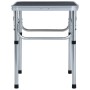 Mesa de camping plegable aluminio gris 60x45 cm de vidaXL, Mobiliario de camping - Ref: Foro24-48180, Precio: 37,11 €, Descue...
