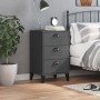 Mesita de noche VIKEN madera de ingeniería gris antracita de , Mesitas de noche - Ref: Foro24-374913, Precio: 85,72 €, Descue...