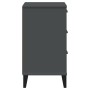 Mesita de noche VIKEN madera de ingeniería gris antracita de , Mesitas de noche - Ref: Foro24-374913, Precio: 85,72 €, Descue...