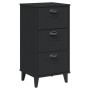 Mesita de noche VIKEN madera de ingeniería negra de , Mesitas de noche - Ref: Foro24-374918, Precio: 74,25 €, Descuento: %