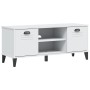 Banco zapatero VIKEN madera de ingeniería blanco 106x35x45 cm de , Zapateros y organizadores de calzado - Ref: Foro24-374932,...
