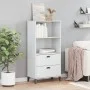 Librería VIKEN madera de ingeniería blanco 60x35x123 cm de , Librerías y estanterías - Ref: Foro24-374947, Precio: 130,85 €, ...