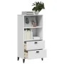 Librería VIKEN madera de ingeniería blanco 60x35x123 cm de , Librerías y estanterías - Ref: Foro24-374947, Precio: 130,85 €, ...