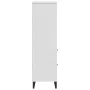 Librería VIKEN madera de ingeniería blanco 60x35x123 cm de , Librerías y estanterías - Ref: Foro24-374947, Precio: 130,85 €, ...