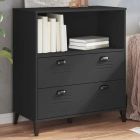 Librería VIKEN madera de ingeniería negro 80x40x90 cm de , Librerías y estanterías - Ref: Foro24-374945, Precio: 145,15 €, De...