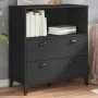 Librería VIKEN madera de ingeniería negro 80x40x90 cm de , Librerías y estanterías - Ref: Foro24-374945, Precio: 145,15 €, De...