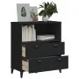 Librería VIKEN madera de ingeniería negro 80x40x90 cm de , Librerías y estanterías - Ref: Foro24-374945, Precio: 145,15 €, De...