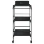 Carrito de cocina de madera de ingeniería negro 81,5x41x92,5 cm de , Carros de cocina y comedor - Ref: Foro24-842341, Precio:...
