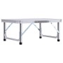 Mesa de camping plegable aluminio blanco 60x45 cm de vidaXL, Mobiliario de camping - Ref: Foro24-48178, Precio: 33,67 €, Desc...
