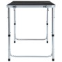 Mesa de camping plegable aluminio gris 120x60 cm de vidaXL, Mobiliario de camping - Ref: Foro24-48173, Precio: 55,93 €, Descu...