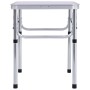 Mesa de camping plegable aluminio blanco 60x45 cm de vidaXL, Mobiliario de camping - Ref: Foro24-48178, Precio: 33,67 €, Desc...