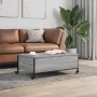 Couchtisch mit Rollen, graues Holzwerkstoff, 91 x 55 x 34 cm von , Couchtisch - Ref: Foro24-842299, Preis: 72,09 €, Rabatt: %
