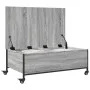 Couchtisch mit Rollen, graues Holzwerkstoff, 91 x 55 x 34 cm von , Couchtisch - Ref: Foro24-842299, Preis: 72,09 €, Rabatt: %