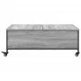 Couchtisch mit Rollen, graues Holzwerkstoff, 91 x 55 x 34 cm von , Couchtisch - Ref: Foro24-842299, Preis: 72,09 €, Rabatt: %