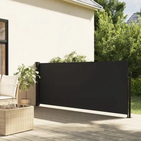 Toldo lateral retráctil negro 140x300 cm de , Sombrillas - Ref: Foro24-4004294, Precio: 75,17 €, Descuento: %