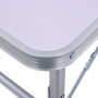 Mesa de camping plegable aluminio blanco 60x45 cm de vidaXL, Mobiliario de camping - Ref: Foro24-48178, Precio: 33,67 €, Desc...