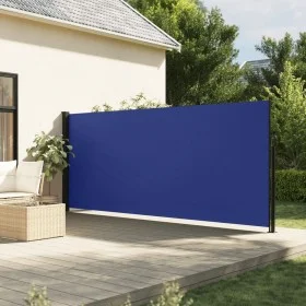 Blue retractable side awning 160x300 cm by , Umbrellas - Ref: Foro24-4004311, Price: 106,04 €, Discount: %