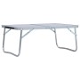 Mesa de camping plegable aluminio blanca 60x40 cm de vidaXL, Mobiliario de camping - Ref: Foro24-48185, Precio: 23,58 €, Desc...