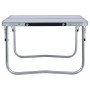 Mesa de camping plegable aluminio blanca 60x40 cm de vidaXL, Mobiliario de camping - Ref: Foro24-48185, Precio: 23,58 €, Desc...