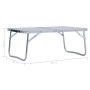 Mesa de camping plegable aluminio blanca 60x40 cm de vidaXL, Mobiliario de camping - Ref: Foro24-48185, Precio: 23,58 €, Desc...