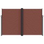 Toldo lateral retráctil marrón 220x600 cm de , Sombrillas - Ref: Foro24-4004869, Precio: 178,28 €, Descuento: %