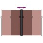 Toldo lateral retráctil marrón 220x600 cm de , Sombrillas - Ref: Foro24-4004869, Precio: 178,28 €, Descuento: %