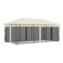 Cenador con mosquitera color crema 6x3x2,73 m de vidaXL, Carpas y cenadores - Ref: Foro24-47971, Precio: 384,96 €, Descuento: %