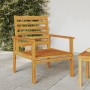 Sillón de jardín 2 unidades madera maciza acacia 66,5x65x81 cm de , Sillas de jardín - Ref: Foro24-366374, Precio: 133,38 €, ...