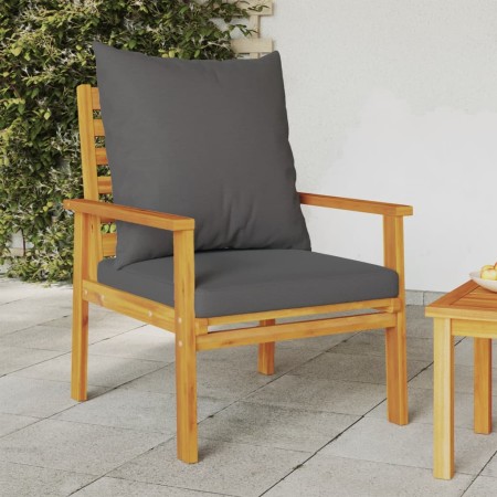 Sillón de jardín con cojines 2 uds madera maciza acacia de , Sillas de jardín - Ref: Foro24-366376, Precio: 175,18 €, Descuen...