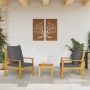 Sillón de jardín con cojines 2 uds madera maciza acacia de , Sillas de jardín - Ref: Foro24-366376, Precio: 175,18 €, Descuen...
