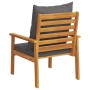 Sillón de jardín con cojines 2 uds madera maciza acacia de , Sillas de jardín - Ref: Foro24-366376, Precio: 175,18 €, Descuen...