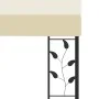 Cenador con montaje en la pared crema 3x3x2,5 m de vidaXL, Carpas y cenadores - Ref: Foro24-47997, Precio: 220,21 €, Descuent...