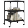 Soporte de impresora 3 niveles madera negro 50x41x75 cm de , Soportes para impresoras - Ref: Foro24-842286, Precio: 59,67 €, ...