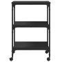 Soporte de impresora 3 niveles madera negro 50x41x75 cm de , Soportes para impresoras - Ref: Foro24-842286, Precio: 59,67 €, ...