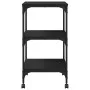 Soporte de impresora 3 niveles madera negro 50x41x75 cm de , Soportes para impresoras - Ref: Foro24-842286, Precio: 58,69 €, ...
