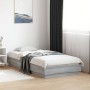 Estructura de cama madera de ingeniería gris Sonoma 90x190 cm de , Camas y somieres - Ref: Foro24-839635, Precio: 88,04 €, De...
