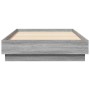 Estructura de cama madera de ingeniería gris Sonoma 90x190 cm de , Camas y somieres - Ref: Foro24-839635, Precio: 88,04 €, De...