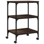Soporte de impresora 3 niveles marrón roble 50x41x75 cm de , Soportes para impresoras - Ref: Foro24-842290, Precio: 48,39 €, ...