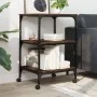 Soporte de impresora 3 niveles marrón roble 50x41x75 cm de , Soportes para impresoras - Ref: Foro24-842290, Precio: 48,39 €, ...