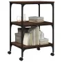 Soporte de impresora 3 niveles marrón roble 50x41x75 cm de , Soportes para impresoras - Ref: Foro24-842290, Precio: 48,39 €, ...
