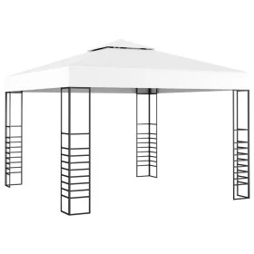 Carpa cenador de jardín blanco 3x3 m de vidaXL, Carpas y cenadores - Ref: Foro24-48033, Precio: 227,12 €, Descuento: %