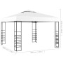 Carpa cenador de jardín blanco 3x3 m de vidaXL, Carpas y cenadores - Ref: Foro24-48033, Precio: 254,96 €, Descuento: %
