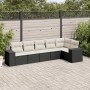Set de sofás de jardín 6 piezas y cojines ratán sintético negro de , Conjuntos de jardín - Ref: Foro24-3254923, Precio: 389,8...