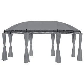 Cenador con cortinas gris antracita 520x349x255 cm de vidaXL, Carpas y cenadores - Ref: Foro24-48035, Precio: 409,97 €, Descu...