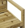 Juego de muebles de jardín 3 pzas madera de pino impregnada de , Conjuntos de jardín - Ref: Foro24-832556, Precio: 124,35 €, ...