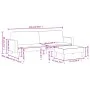 2-Sitzer-Schlafsofa mit hellgrauem Samthocker von , Sofas - Ref: Foro24-3216236, Preis: 306,18 €, Rabatt: %