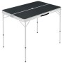 Mesa de camping plegable con 2 bancos aluminio gris de vidaXL, Mobiliario de camping - Ref: Foro24-48183, Precio: 116,79 €, D...