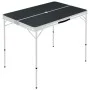 Mesa de camping plegable con 2 bancos aluminio gris de vidaXL, Mobiliario de camping - Ref: Foro24-48183, Precio: 107,30 €, D...