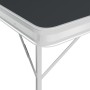 Mesa de camping plegable con 2 bancos aluminio gris de vidaXL, Mobiliario de camping - Ref: Foro24-48183, Precio: 116,79 €, D...